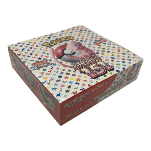 ポケモンカードゲーム スカーレット＆バイオレット 強化拡張パック ポケモンカード151 BOX