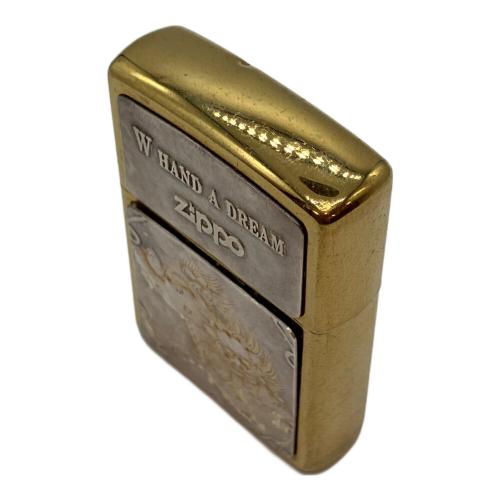 ZIPPO (ジッポ) オイルライター 2001年製 一部銀製