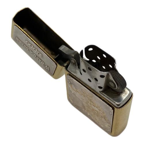 ZIPPO (ジッポ) オイルライター 2001年製 一部銀製
