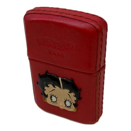 ZIPPO (ジッポ) オイルライター 1999年製 レザーケース BETTY BOOP