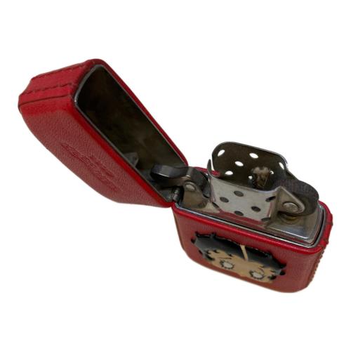 ZIPPO (ジッポ) オイルライター 1999年製 レザーケース BETTY BOOP