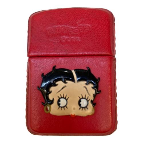 ZIPPO (ジッポ) オイルライター 1999年製 レザーケース BETTY BOOP