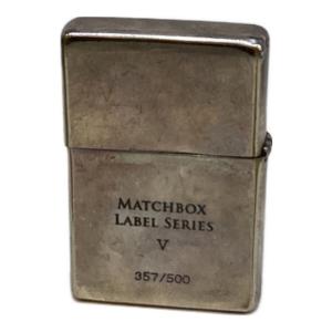 ZIPPO (ジッポ) オイルライター 2007年1月製 MATCHBOX LABEL SERIESⅤ
