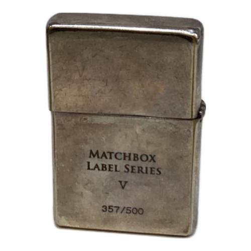 ZIPPO (ジッポ) オイルライター 2007年1月製 MATCHBOX LABEL SERIESⅤ