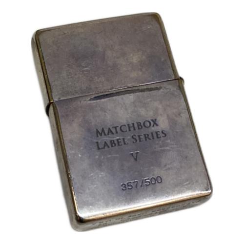 ZIPPO (ジッポ) オイルライター 2007年1月製 MATCHBOX LABEL SERIESⅤ