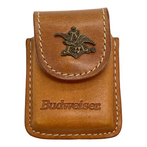 BUDWEISER (バドワイザー) ライターケース ブラウン