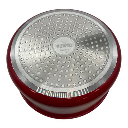 THERMOS (サーモス) 取っての取れるフライパン9点セット KSA-9A レッド