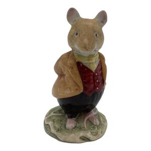 ROYAL DOULTON (ロイヤルドルトン) フィギュリン オスネズミ ブラウン×グリーン