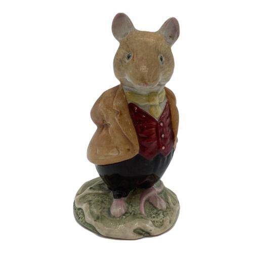 ROYAL DOULTON (ロイヤルドルトン) フィギュリン オスネズミ ブラウン×グリーン