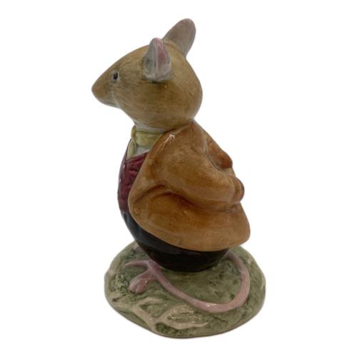 ROYAL DOULTON (ロイヤルドルトン) フィギュリン オスネズミ ブラウン×グリーン
