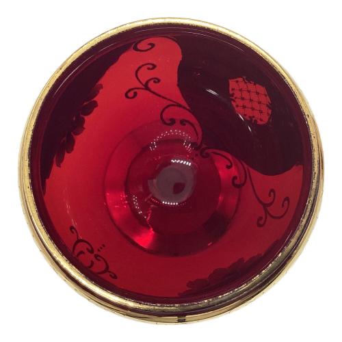VENETIAN GLASS (ベネチアングラス) キャンディポット 金彩