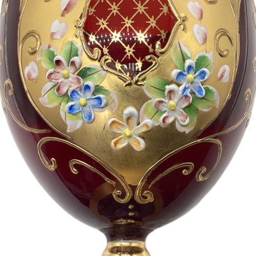 VENETIAN GLASS (ベネチアングラス) キャンディポット 金彩
