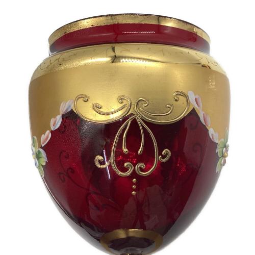 VENETIAN GLASS (ベネチアングラス) キャンディポット 金彩