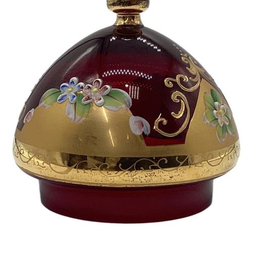 VENETIAN GLASS (ベネチアングラス) キャンディポット 金彩