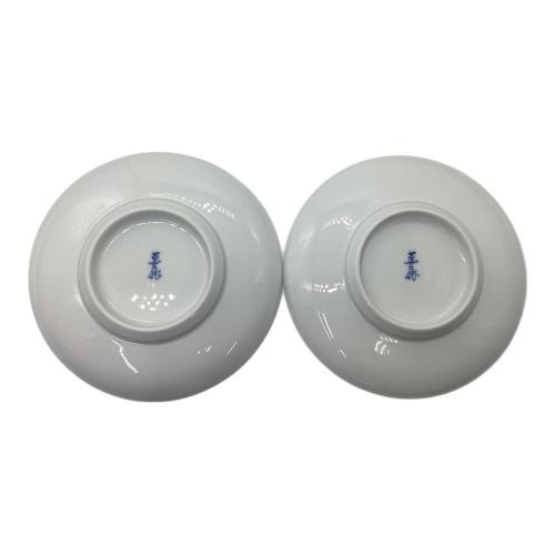 白磁笹彫文 ケーキ皿 5Pセット