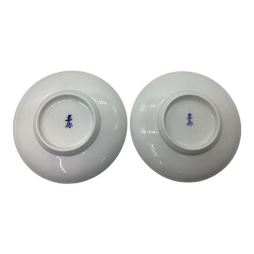 白磁笹彫文 ケーキ皿 5Pセット