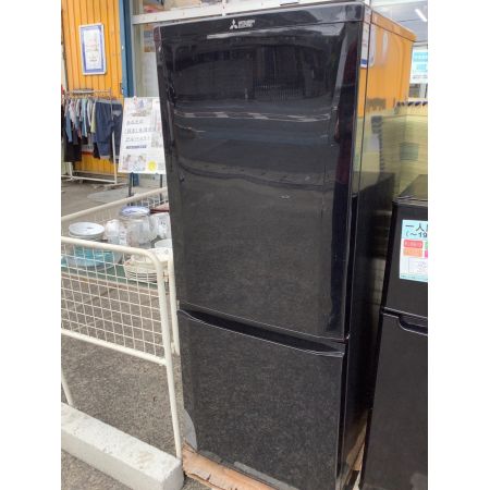 MITSUBISHI (ミツビシ) 2ドア冷蔵庫 ブラック MR-P15EY-B 2015年製 146L 46L クリーニング済み