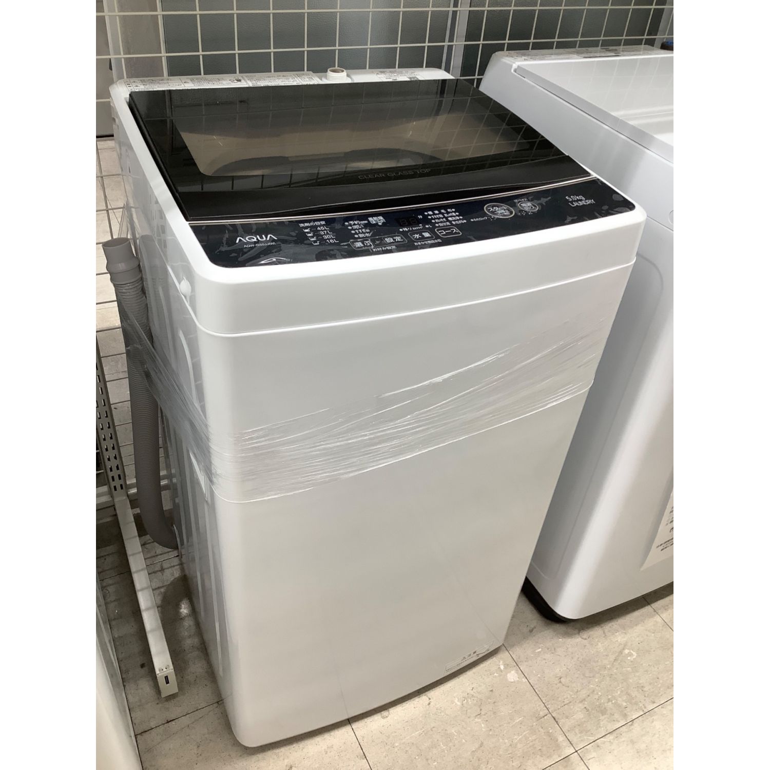 AQUA 全自動洗濯機 ステンレス槽 5.0kg 2020年製 AQW-G50HJ(W) - 生活家電