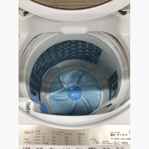 TOSHIBA (トウシバ) 全自動洗濯機 ● 6.0kg AW-6GM1 2022年製 107L クリーニング済 50Hz／60Hz