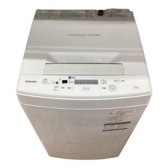 TOSHIBA (トウシバ) 洗濯機 ● 4.5kg AW-45M7(W) 2018年製 クリーニング済
