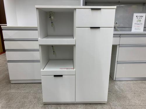 ニトリ キッチンカウンター ホワイト×ブラック