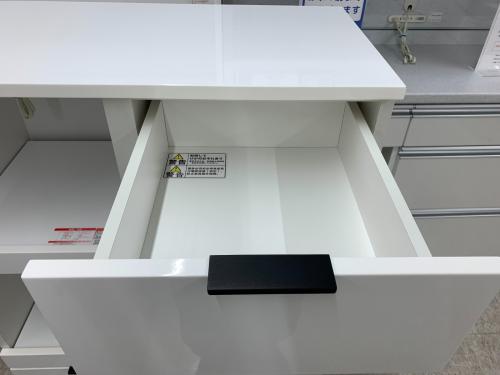 ニトリ キッチンカウンター ホワイト×ブラック