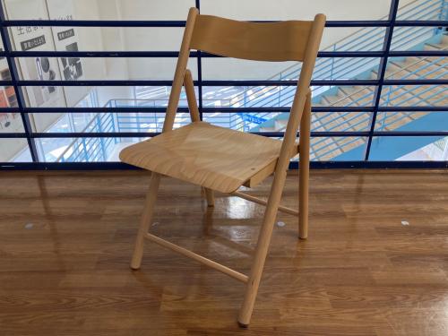 無印良品 (ムジルシリョウヒン) 折りたたみチェア  ブナ材　廃盤モデル
