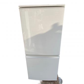 SHARP (シャープ) 2ドア冷蔵庫 SJ-D14C-W 2017年製 137L46L クリーニング済み