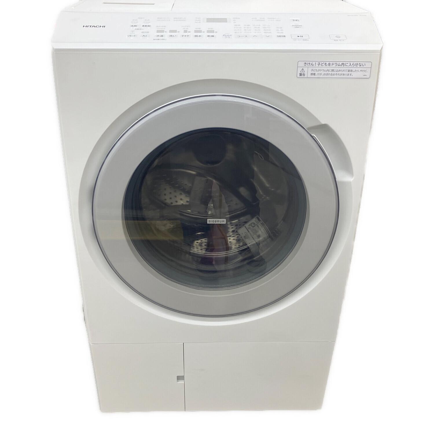 日立 ドラム式洗濯乾燥機 BD-SX120JL 2024年7月購入 HITACHI (ヒタチ) ドラム式洗濯乾燥機 BD-SX120JL 2024年製