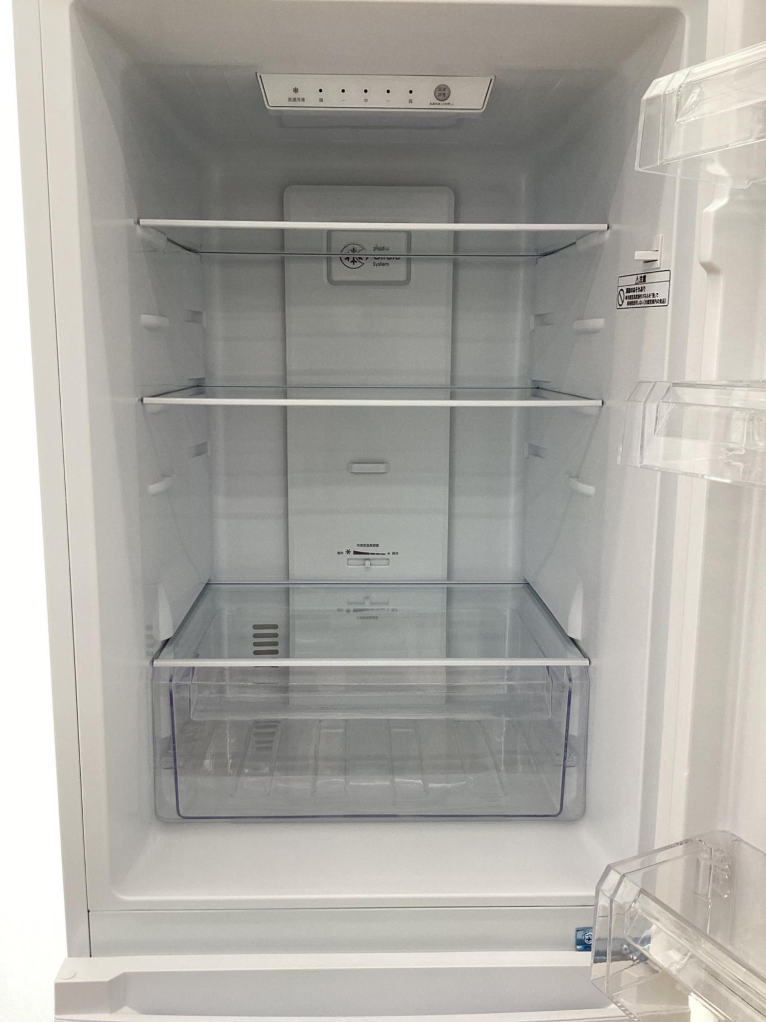 ニトリ 2ドア冷蔵庫 230L 2024年製 ファン式 NR-230F-WH