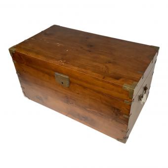 アンティーク調テーブル ブラウン 収納付