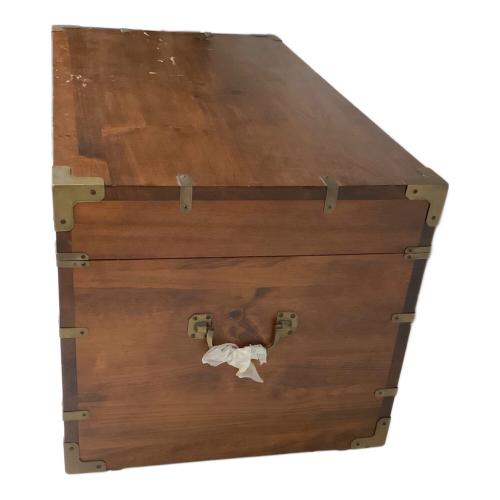 アンティーク調テーブル ブラウン 収納付