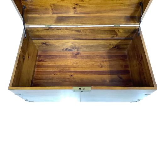 アンティーク調テーブル ブラウン 収納付