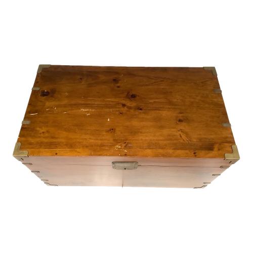 アンティーク調テーブル ブラウン 収納付