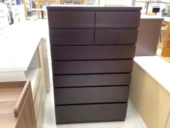 大塚家具 (オオツカカグ) ハイチェスト ブラック