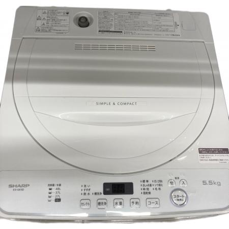 J4181 6ヶ月保証付き！ SHARP シャープ 5.5kg洗濯機 ES-GE5D-W 2019年