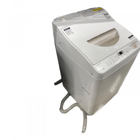 SHARP (シャープ) 縦型洗濯乾燥機 5.5kg ES-TX5B クリーニング済 50Hz