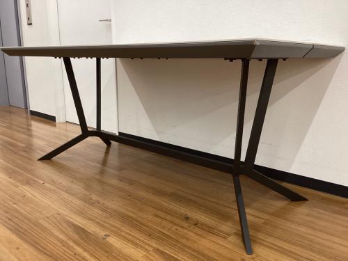 光グローバルトレーディング (ヒカリグローバルトレーディング) ダイニング5点セット Layla/レイラ　セラミック天板　IDC大塚家具取扱い　ホワイト×グレー