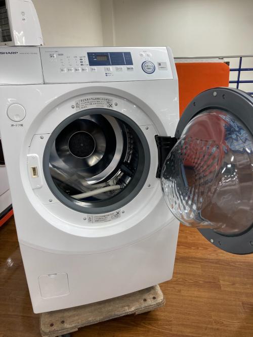 SHARP (シャープ) ドラム式洗濯乾燥機 ● 10.0kg 6.0kg ES-H10D-WR 2020年製 クリーニング済 50Hz／60Hz