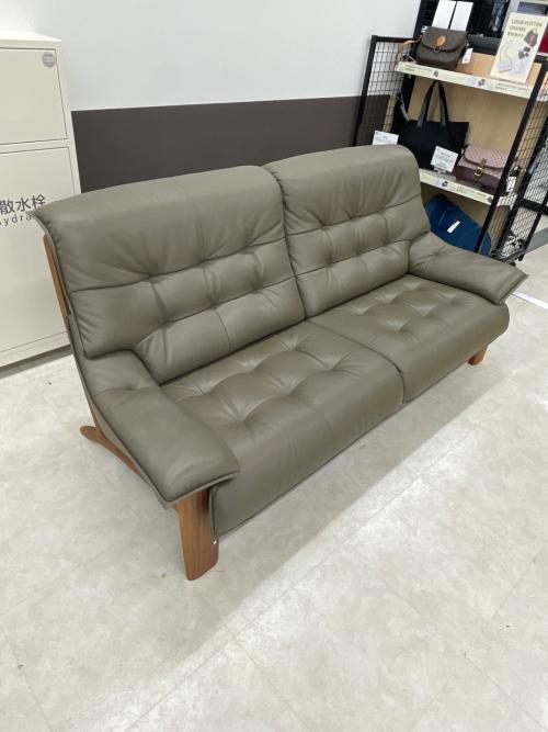 karimoku (カリモク) 2人掛けソファー グレー 2人掛け ZU4922