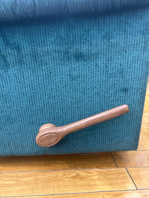 LA-Z-BOY (レイジーボーイ) ロッキングリクライナーソファー エメラルドグリーン 1人掛け シミ・使用感有