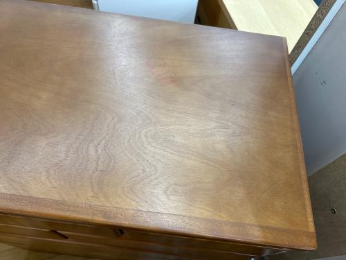 臼井木工 ミズメザクラチェスト ブラウン 天板キズあり 6段 幅:約90㎝