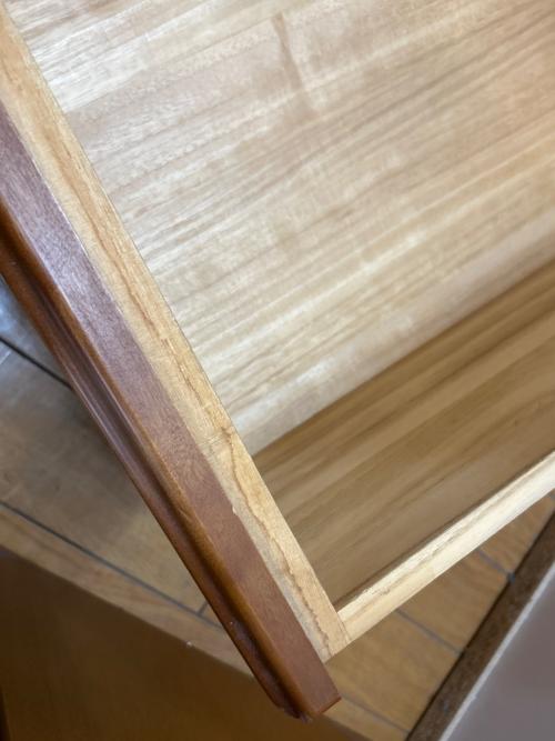 臼井木工 ミズメザクラチェスト ブラウン 天板キズあり 6段 幅:約90㎝