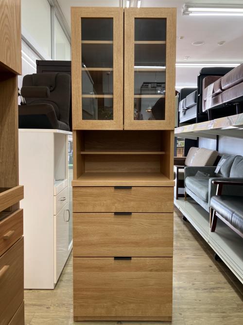 ニトリ 食器棚 ブラウン