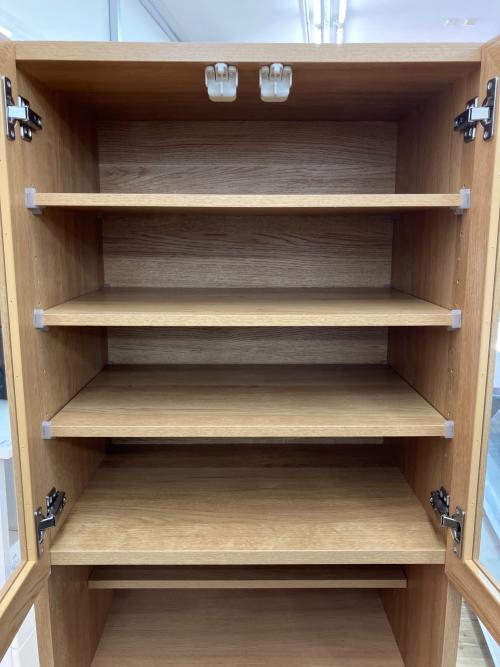 ニトリ 食器棚 ブラウン