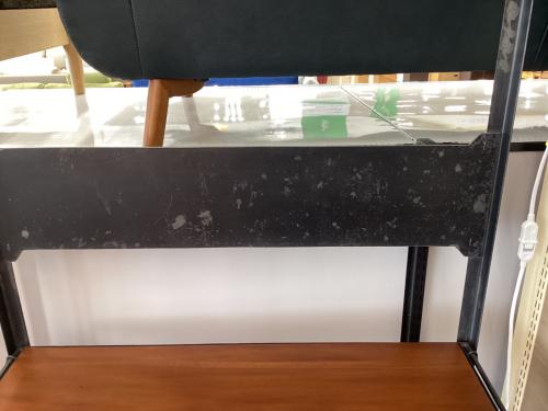 UNICO (ウニコ) ハンガーラック ブラウン×ブラック 廃盤 アフリカンマホガニー突板 LUMBER