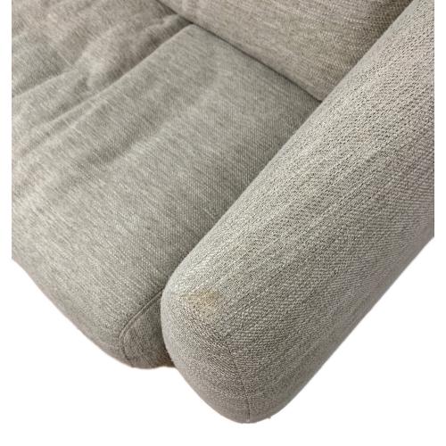 2人掛けソファー ライトグレー  2人掛け ファブリック