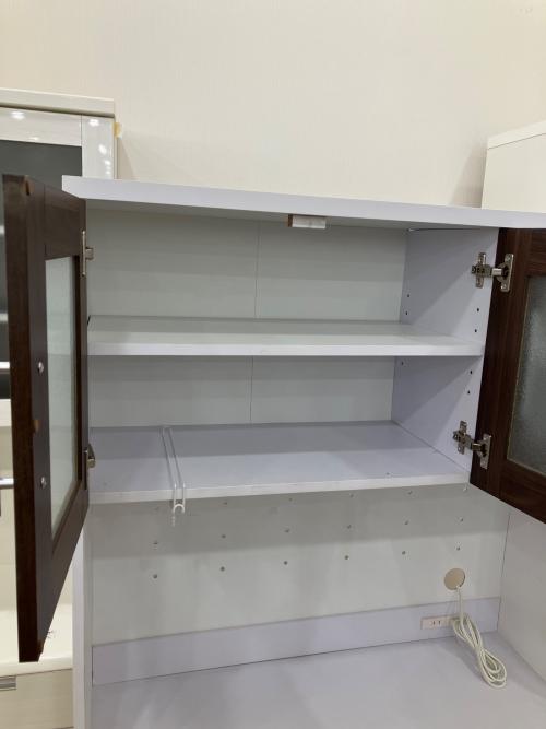 レンジボード ダークブラウン×ホワイト