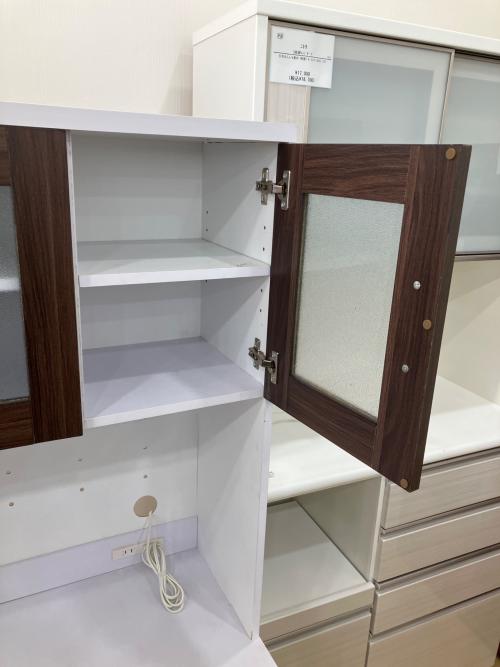 レンジボード ダークブラウン×ホワイト