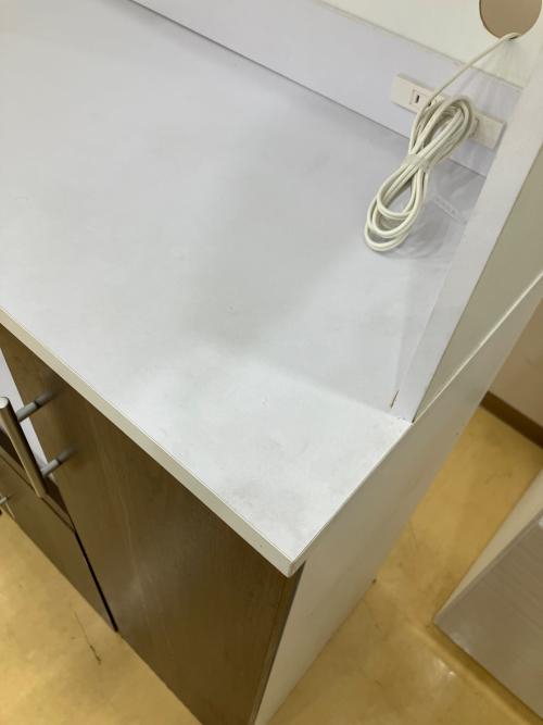 レンジボード ダークブラウン×ホワイト